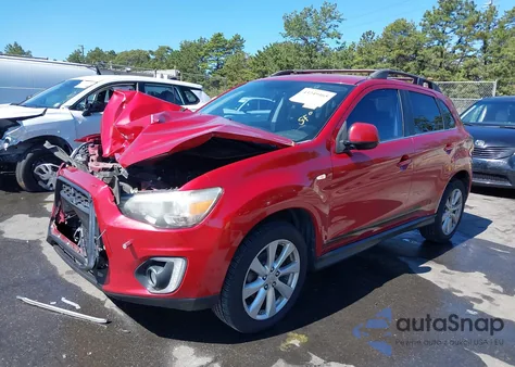 2015 Mitsubishi Outlander Sport Se/Gt from USA, damaged, VIN 4A4AP4AU4FE017820
